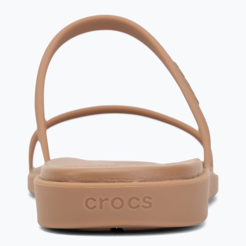 Sandały damskie Crocs Miami Two Strap Sandal milk chocolate 6