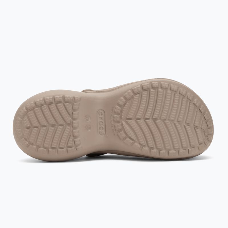 Klapki damskie Crocs Classic Bae Clog taupe 5