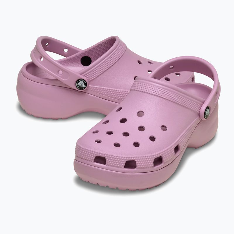 Klapki damskie Crocs Classic Platform Clog hydrangea 3