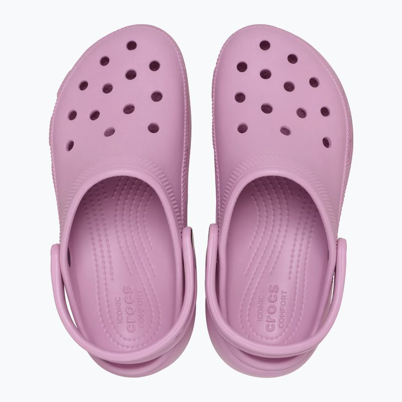 Klapki damskie Crocs Classic Platform Clog hydrangea 5