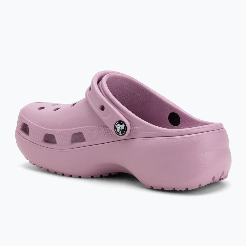 Klapki damskie Crocs Classic Platform Clog hydrangea 4