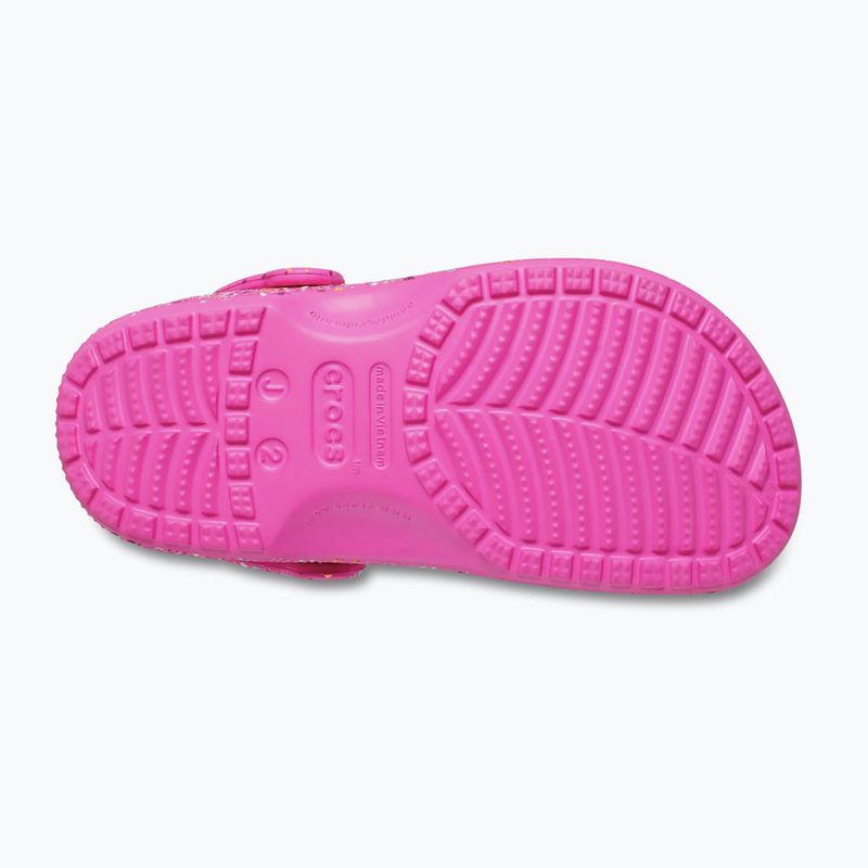 Klapki dziecięce Crocs Classic Paint Splatter Clog 11