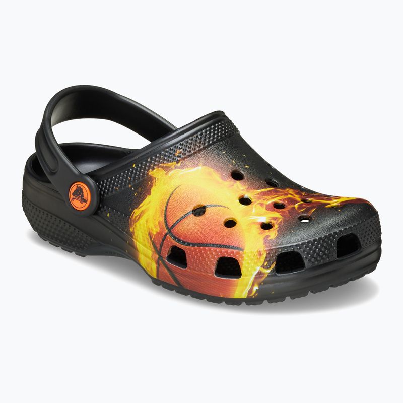 Klapki dziecięce Crocs Flaming Bball Clog Kids black 9