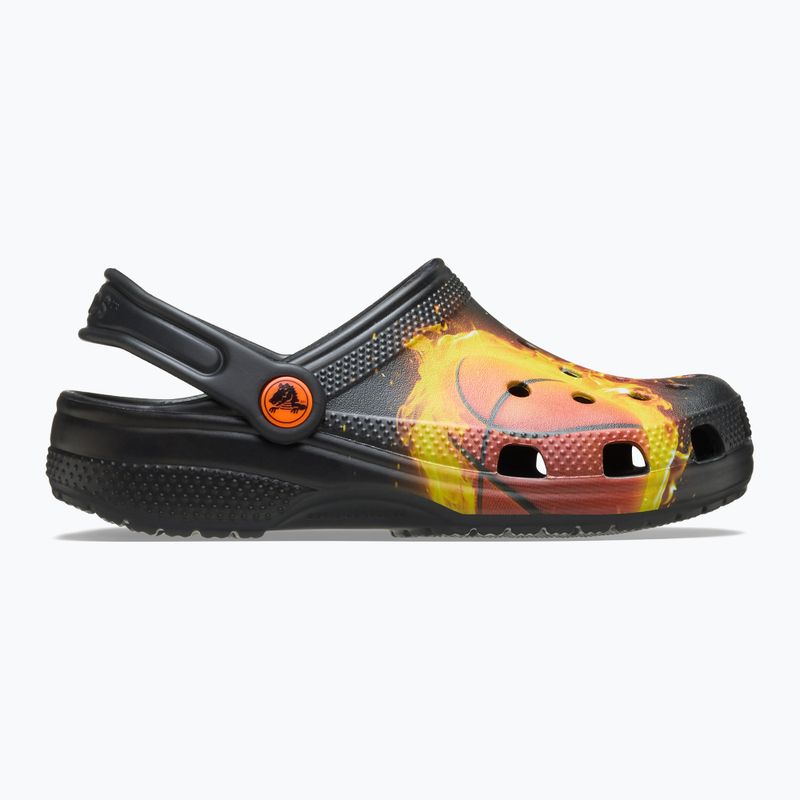 Klapki dziecięce Crocs Flaming Bball Clog Kids black 10