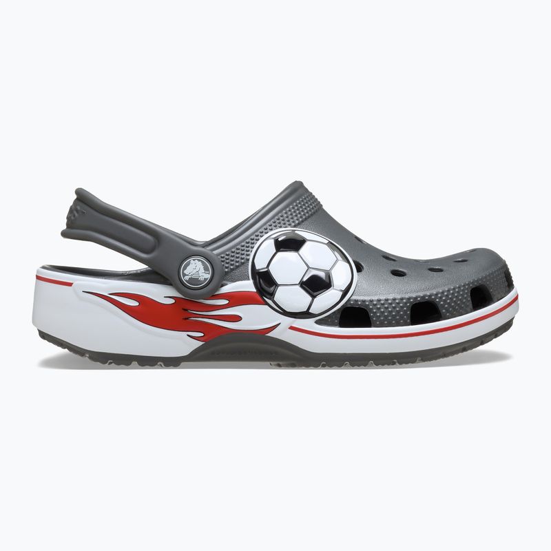 Klapki dziecięce Crocs Classic Soccer Band Clog Kids slate grey 10
