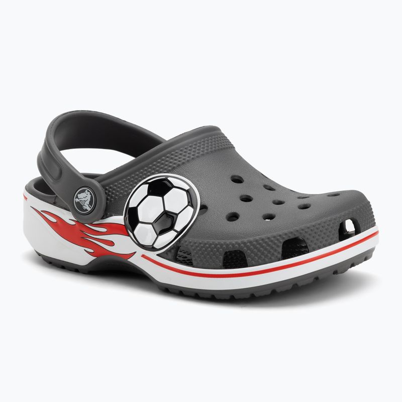 Klapki dziecięce Crocs Classic Soccer Band Clog Kids slate grey 2