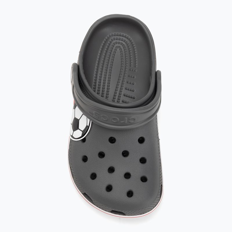 Klapki dziecięce Crocs Classic Soccer Band Clog Kids slate grey 6