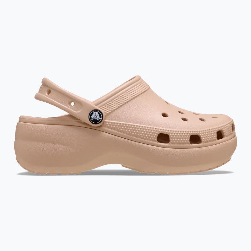 Klapki damskie Crocs Classic Platform Clog pink caramel 2