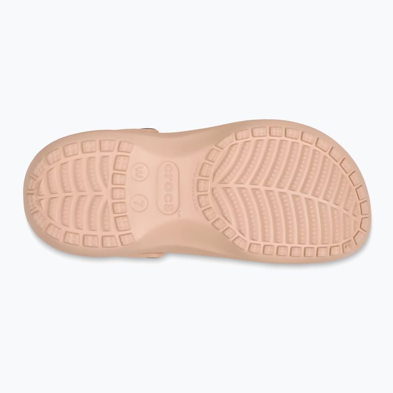 Klapki damskie Crocs Classic Platform Clog pink caramel 6