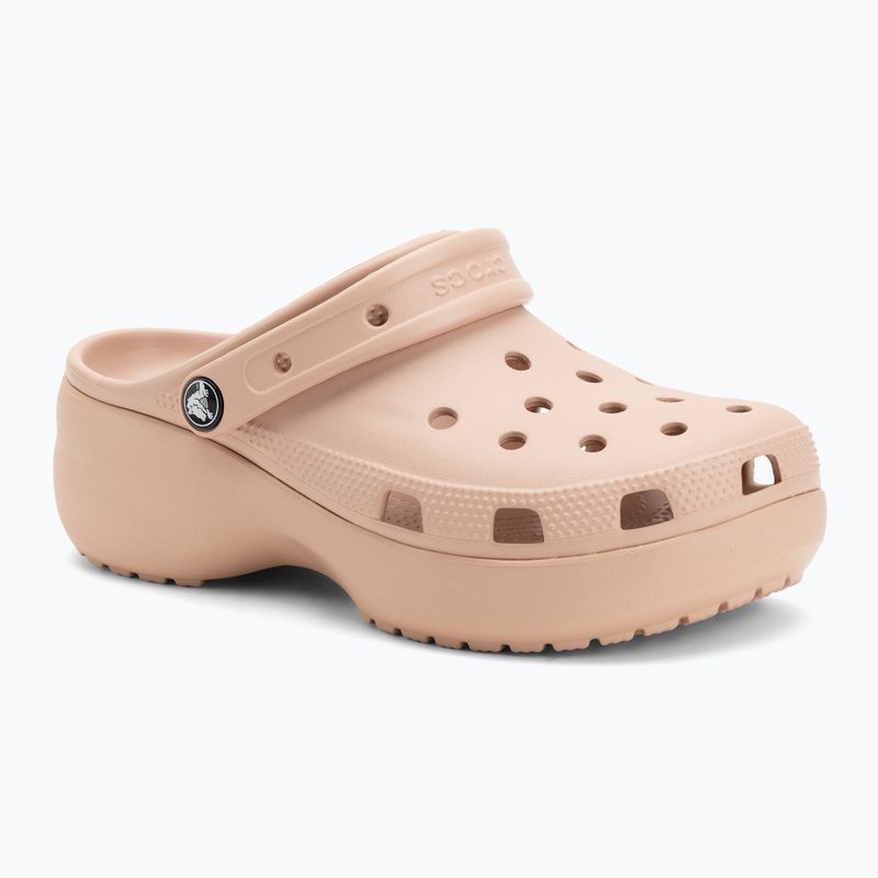 Klapki damskie Crocs Classic Platform Clog pink caramel