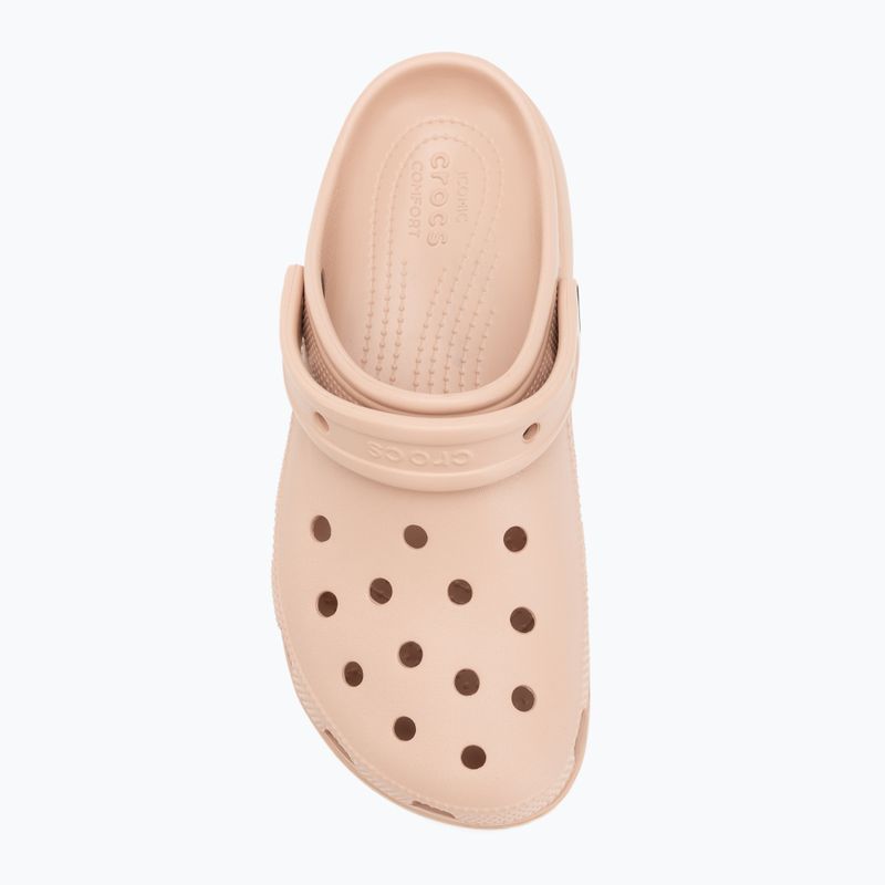 Klapki damskie Crocs Classic Platform Clog pink caramel 6