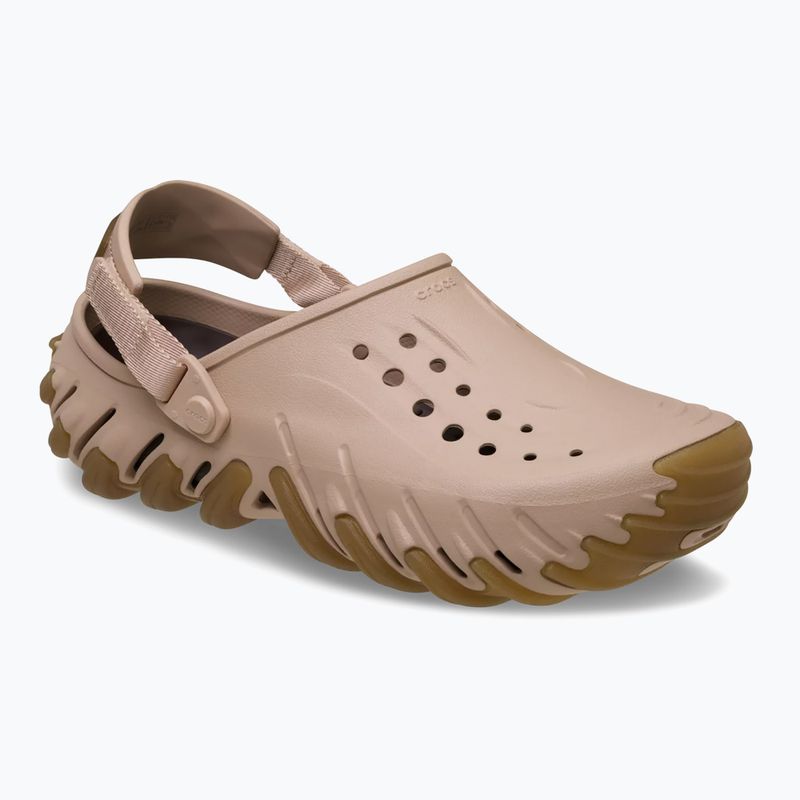 Klapki Crocs Echo Gum Ro Clog pink caramel 9