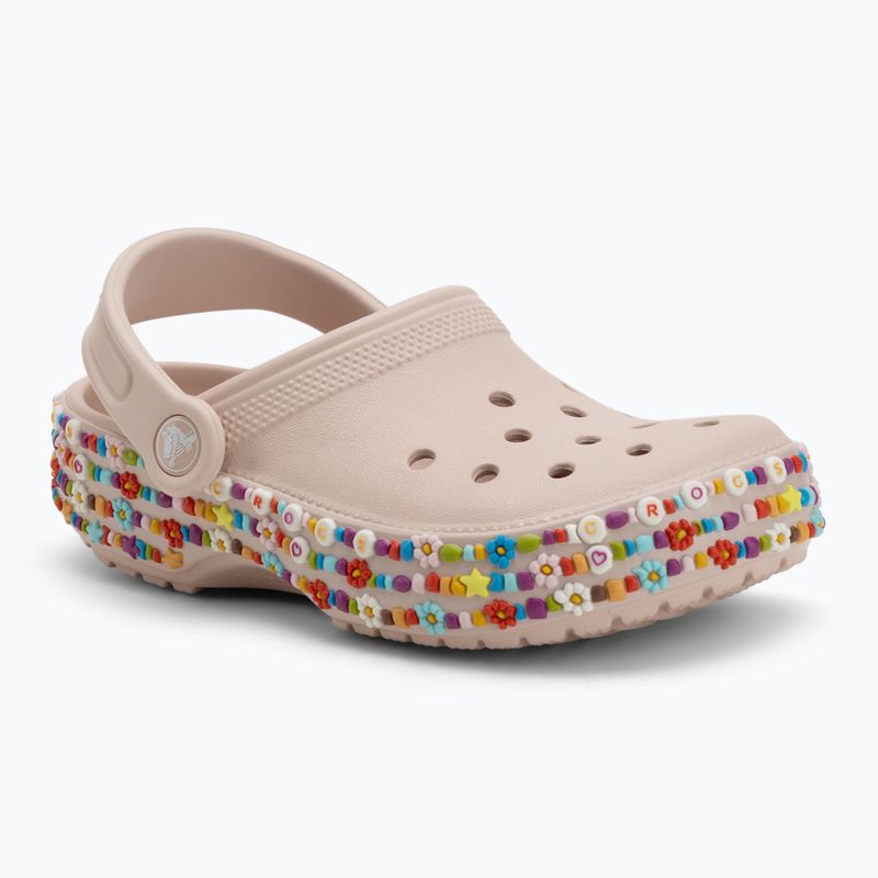 Klapki dziecięce Crocs Classic Beaded Band Clog Kids quartz 2