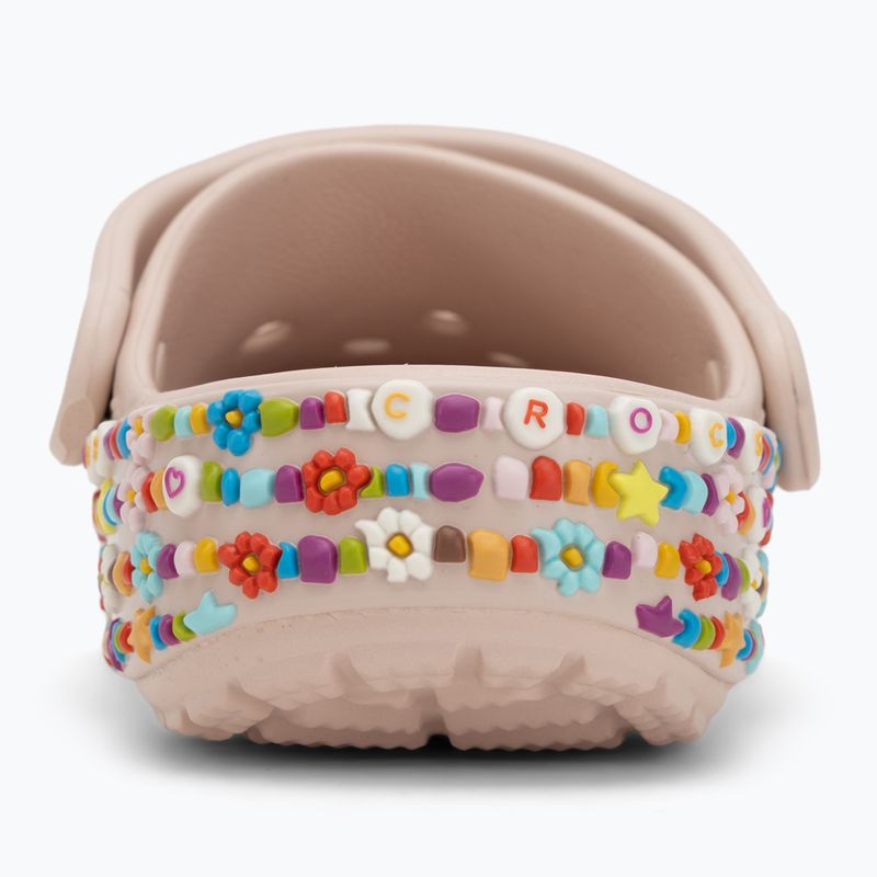 Klapki dziecięce Crocs Classic Beaded Band Clog Kids quartz 7
