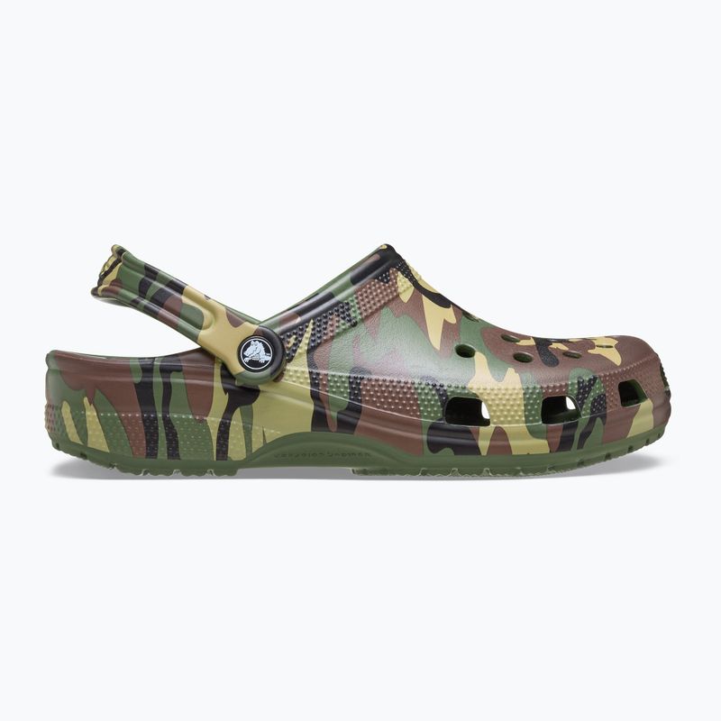 Klapki Crocs Classic Camouflage army green/multi 2