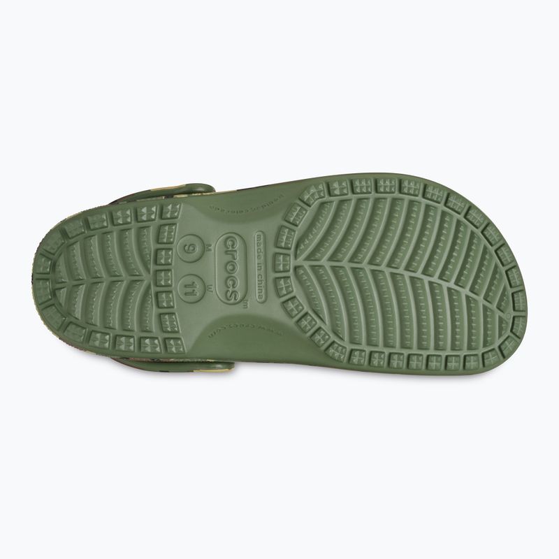Klapki Crocs Classic Camouflage army green/multi 3