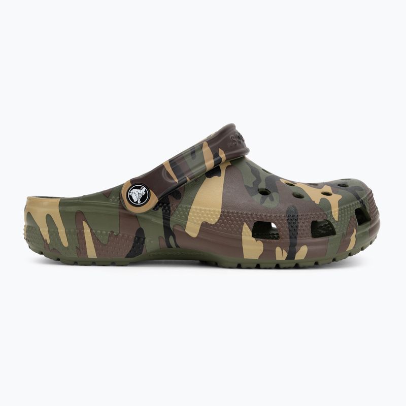 Klapki Crocs Classic Camouflage army green/multi 3