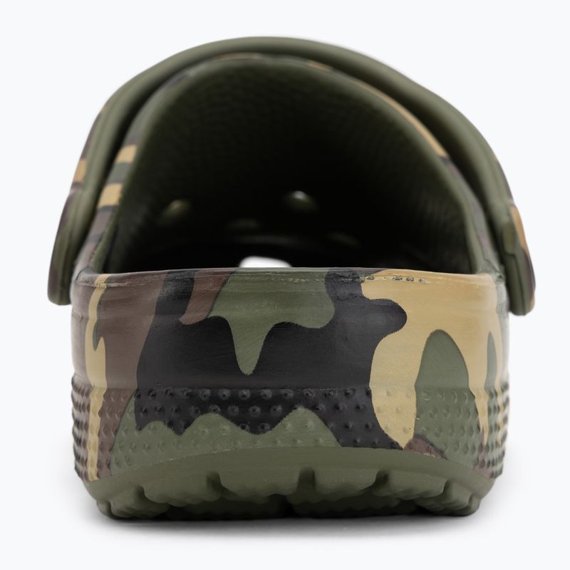 Klapki Crocs Classic Camouflage army green/multi 7