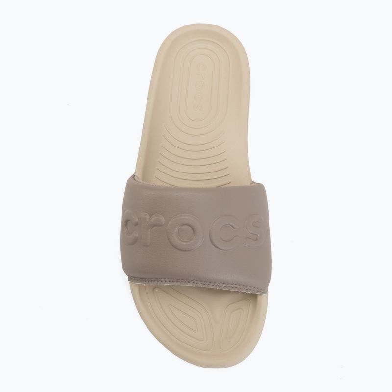 Klapki damskie Crocs All Day bone/taupe 5