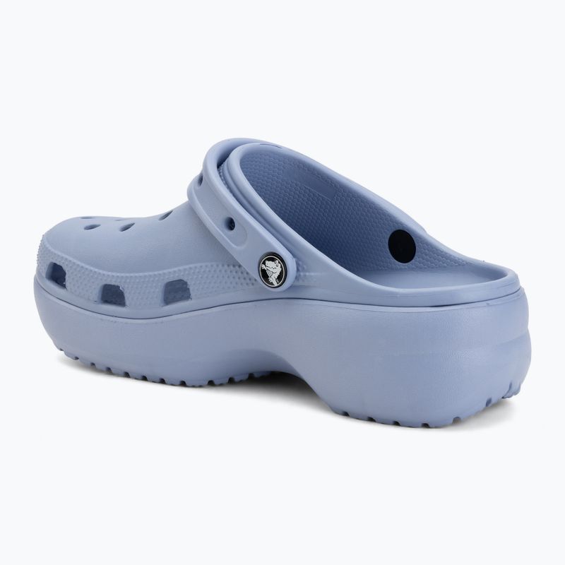 Klapki damskie Crocs Classic Platform Clog blue haze 4