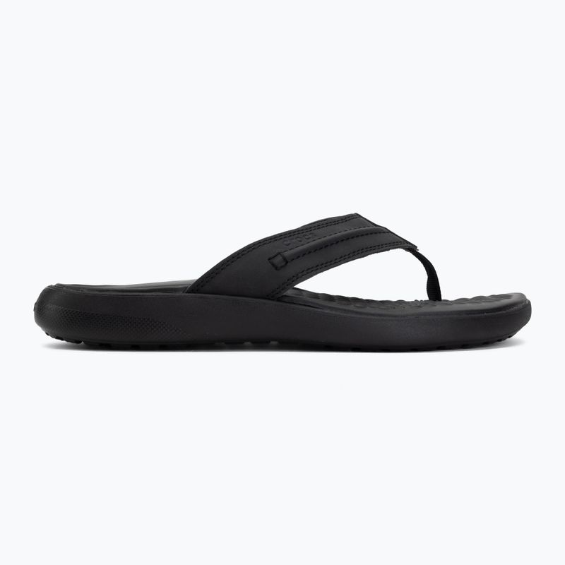 Japonki Crocs Yukon Vista II Leather black/black 2