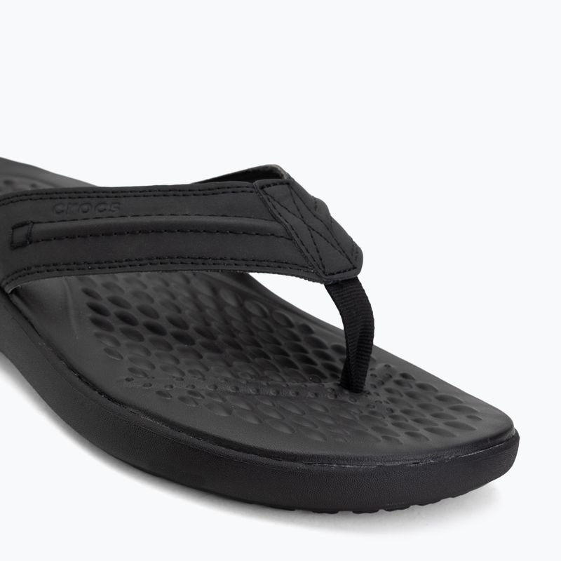 Japonki Crocs Yukon Vista II Leather black/black 7