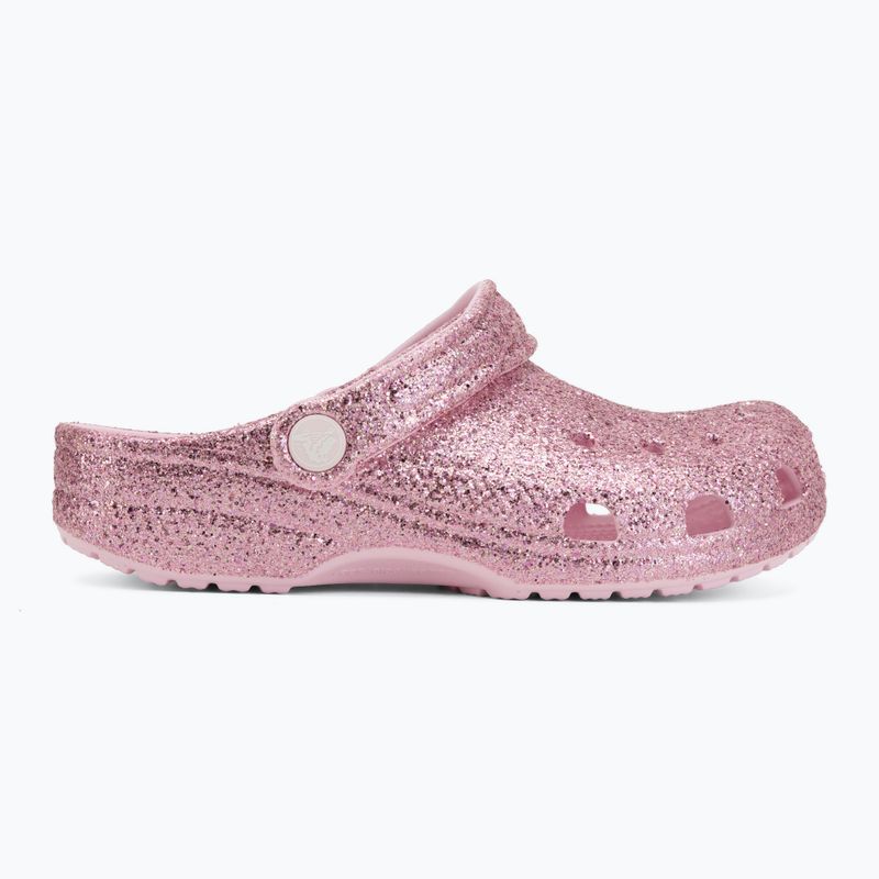 Klapki dziecięce Crocs Classic Chunky Glitter pink milk 3