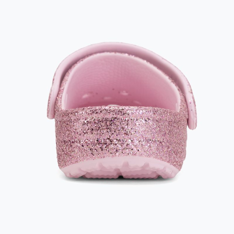 Klapki dziecięce Crocs Classic Chunky Glitter pink milk 7