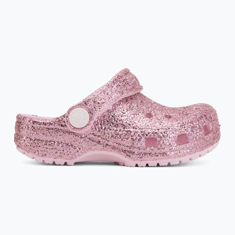 Klapki dziecięce Crocs Classic Chunky Glitter 211940 pink milk 3