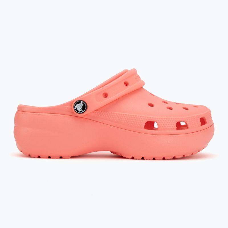 Klapki damskie Crocs Classic Platform Clog guava 3
