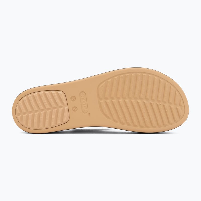 Sandały damskie Crocs Brooklyn Matte Wrap Low Wedge black/cashew 4