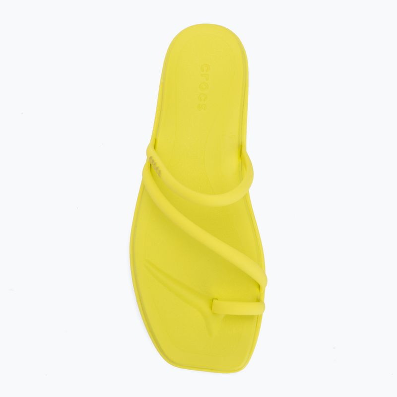Klapki damskie Crocs Miami Toe Loop Sandal citrus 5