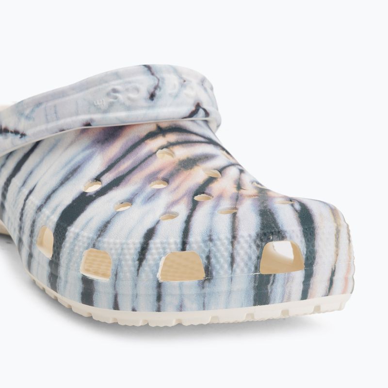 Klapki Crocs Classic Tie Dye chalk/multi 8