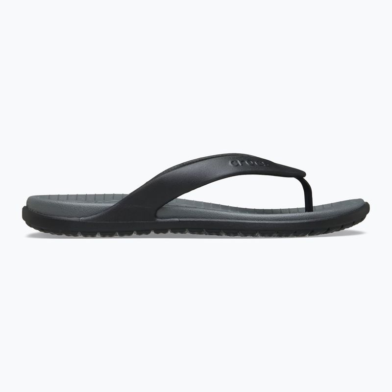 Japonki Crocs Coast Flip black/slate grey 2