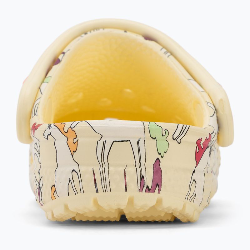 Klapki dziecięce Crocs Classic Unicorn Graphic yellow light 7