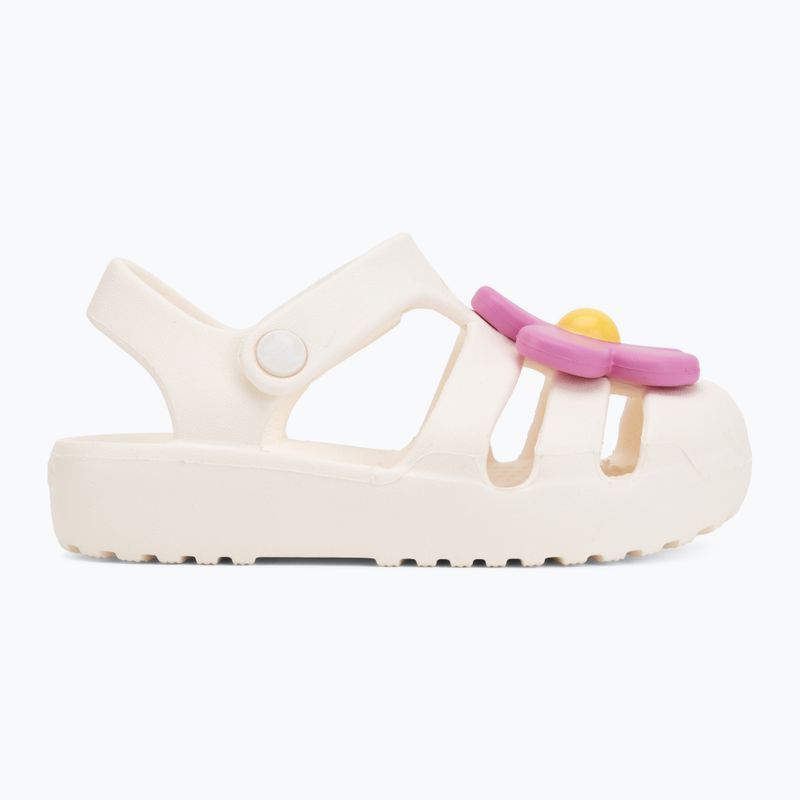 Sandały dziecięce Crocs Classic Flower chalk 2