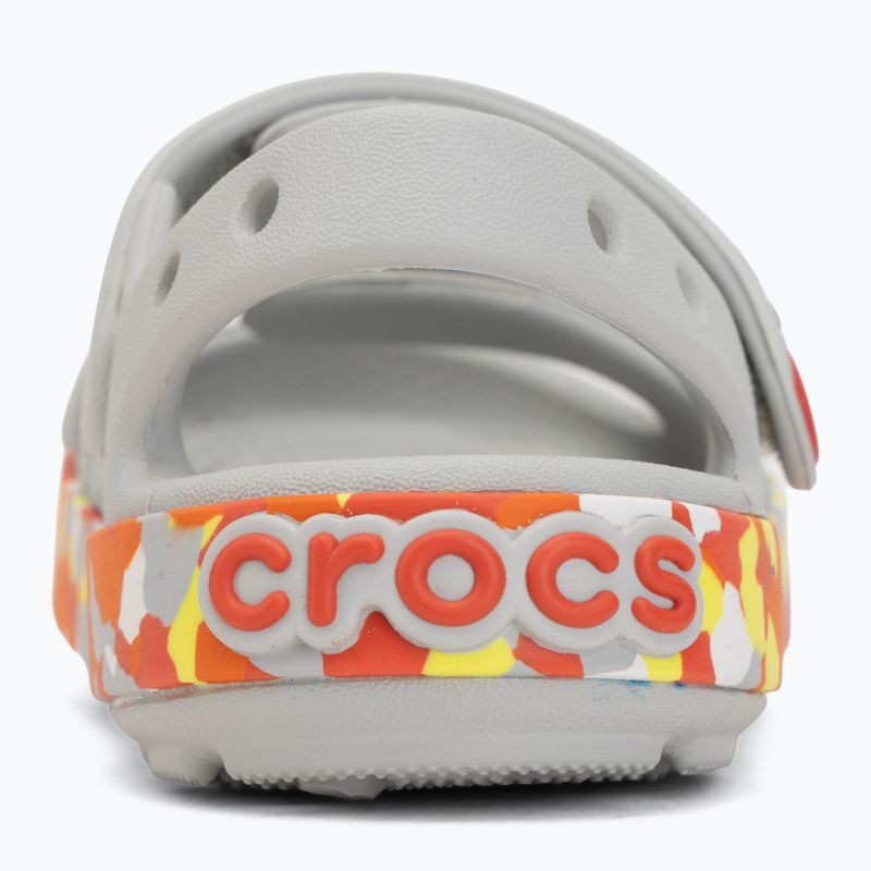 Sandały dziecięce Crocs Crocband Cruiser Glow Confetti Band atmosphere/flame 6