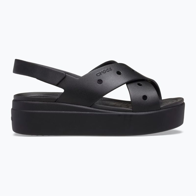Sandały damskie Crocs Broklyn 4U Cross Strap black 2