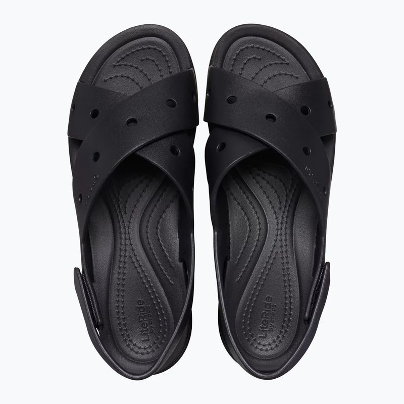 Sandały damskie Crocs Broklyn 4U Cross Strap black 5