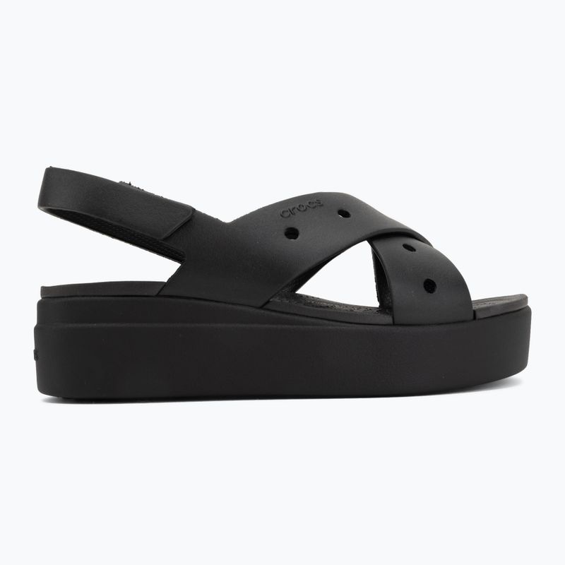 Sandały damskie Crocs Broklyn 4U Cross Strap black 2