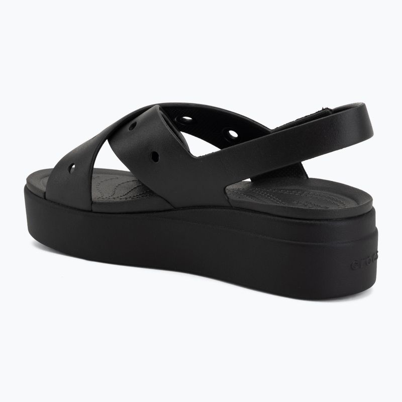 Sandały damskie Crocs Broklyn 4U Cross Strap black 3