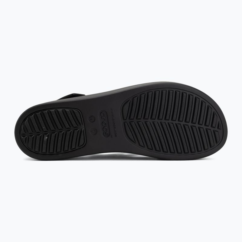 Sandały damskie Crocs Broklyn 4U Cross Strap black 4