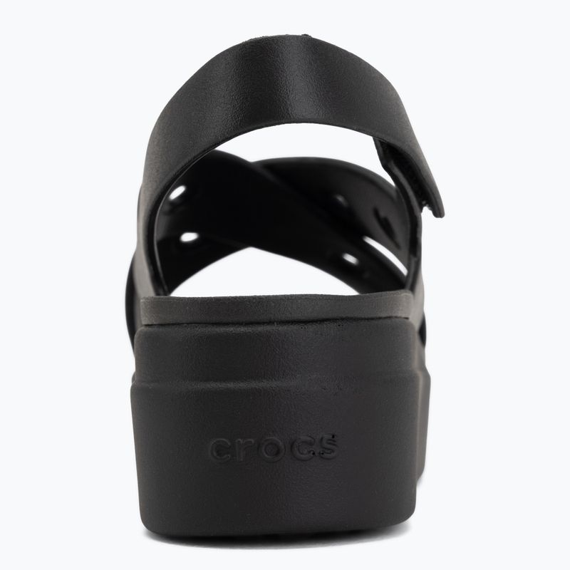 Sandały damskie Crocs Broklyn 4U Cross Strap black 6