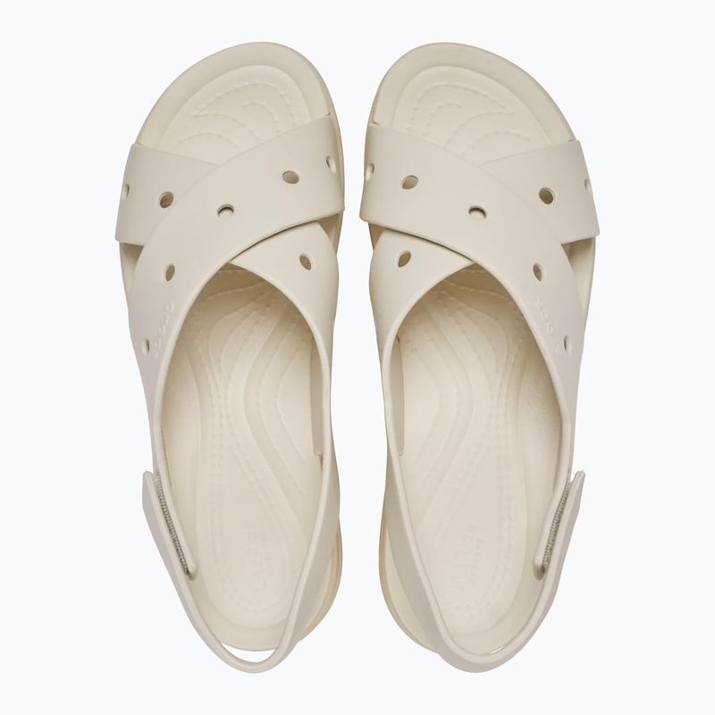 Sandały damskie Crocs Broklyn 4U Cross Strap frappe 5