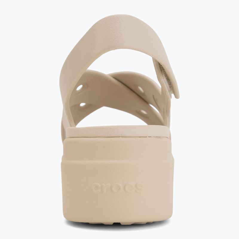 Sandały damskie Crocs Broklyn 4U Cross Strap frappe 6