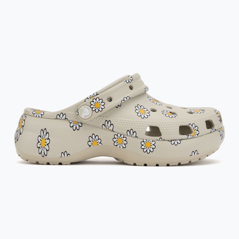 Klapki damskie Crocs Classic Platform Floral meteor 3