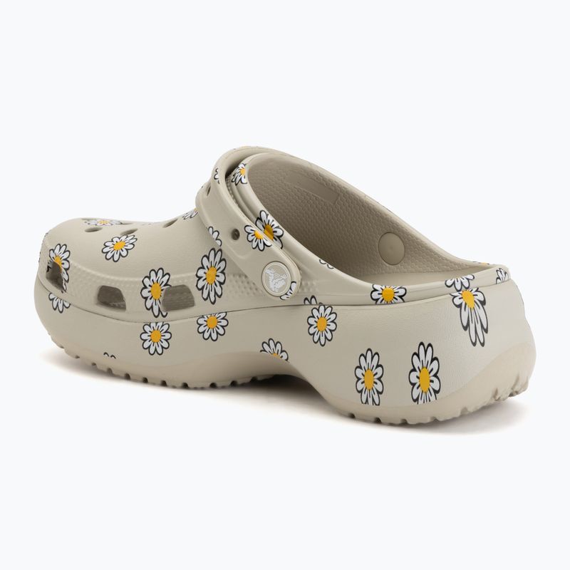 Klapki damskie Crocs Classic Platform Floral meteor 4