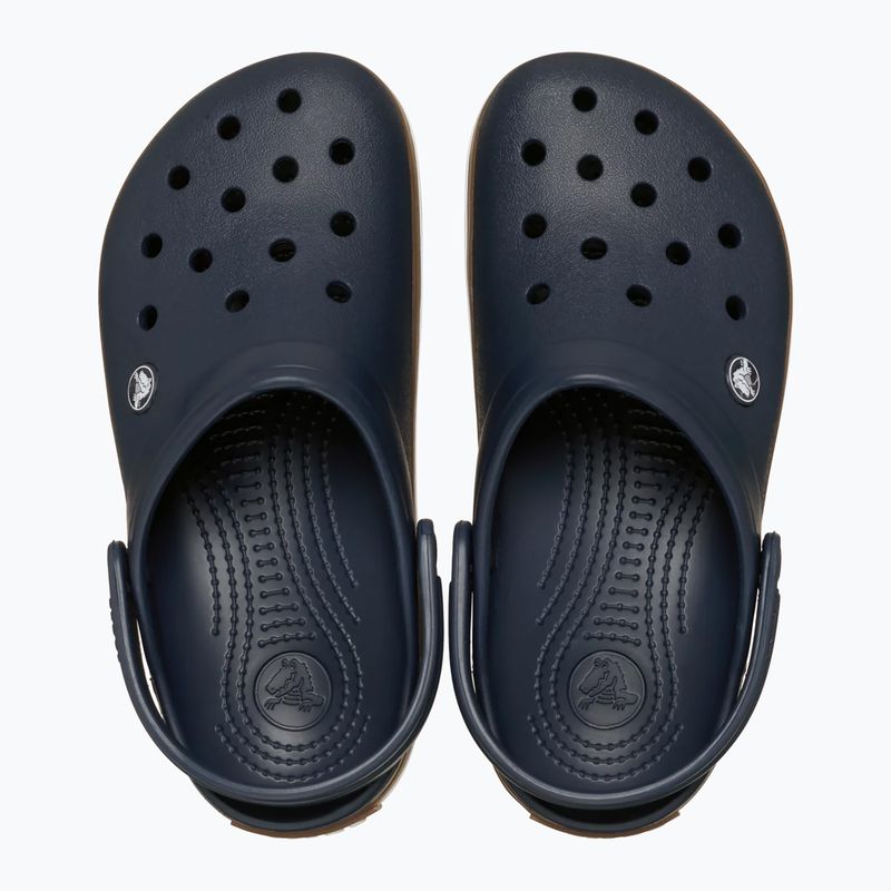 Klapki Crocs Crocband Gum navy 5