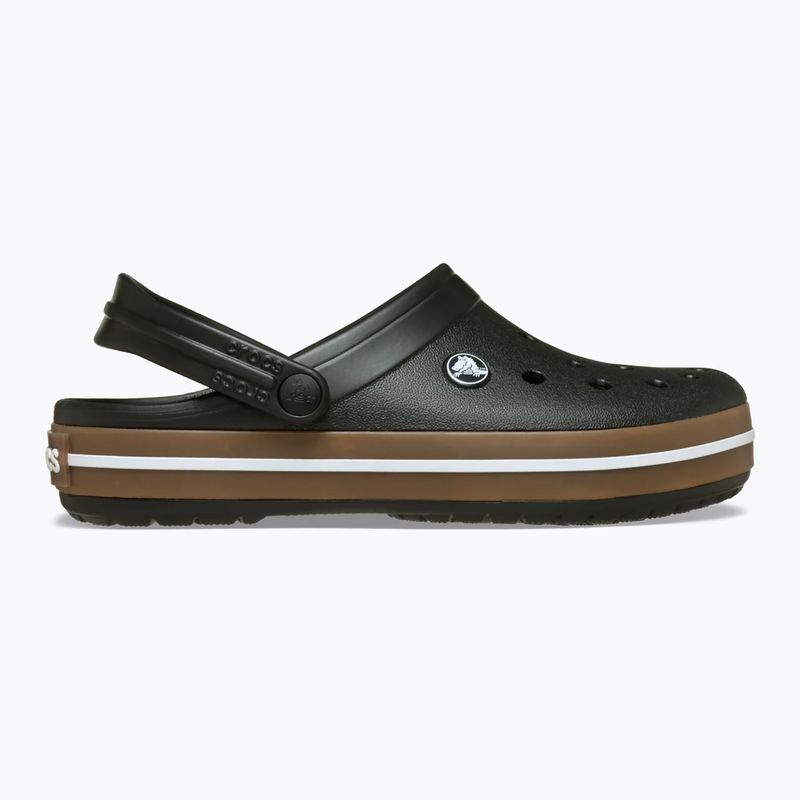 Klapki dziecięce Crocs Crocband Gum black 2