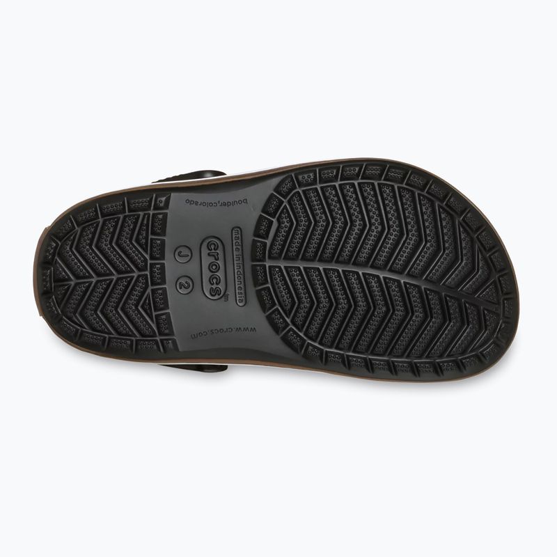 Klapki dziecięce Crocs Crocband Gum black 4